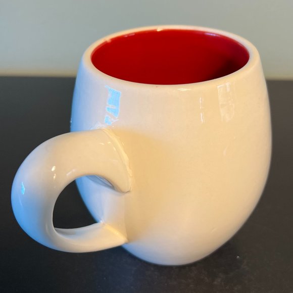 MAGENTA Merry Christmas Upturned Toe Elf Slippers Holiday Mug w/ Red Interior - Picture 3 of 7